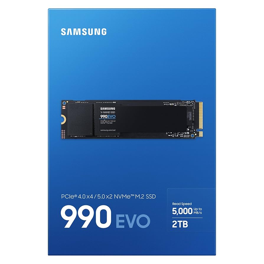 内蔵型SSD Samsung 990 PRO 2TB M.2 SSD Samsung 990 PRO 2TB NVMe SSD - Ultra-Fast Gaming Performance